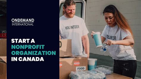 registering a non profit in canada.